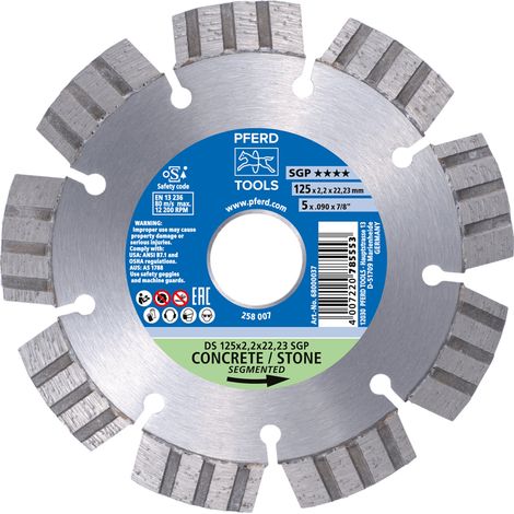 PFERD Diamond tools DS 115 x 2,2 x 22,23 SGP (1/5)