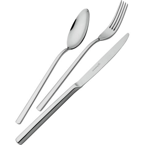 Servizio Set di Posate 24 pezzi in Acciaio Inox Eme Chiara