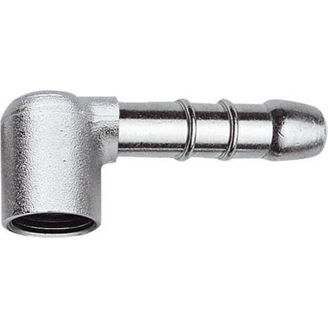 Portagomma a squadra per gas metano femmina  Pollici: 3/8" (1/3)