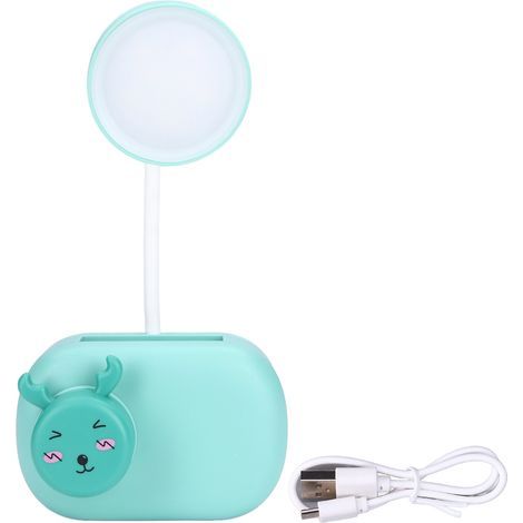 Flexible Schreibtischlampe mit klappbarem Arm, tragbar und elegant, angenehmes Licht für Studentenwohnheime und Büros, Blue Deer Design E40 (1/5)