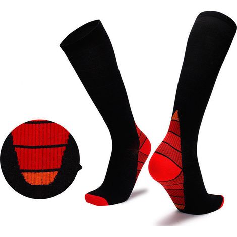 Chaussettes de compression pour hommes et femmes 20-30 mmHg - Coupe athlétique (1 paire) (1/5)
