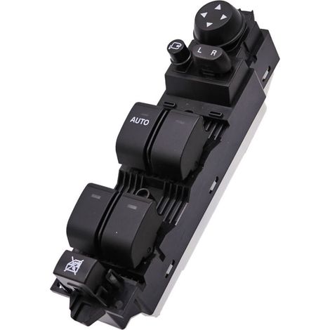 BEK6-66-350 Interrupteur à bouton de régulateur de vitre électrique automobile, convient aux Mazda 3 2011-2013, contrôle la montée et la descente des vitres électriques, interrupteur principal du côté