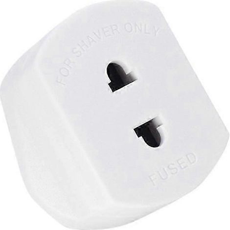 Adaptateur pour rasoirs, brosses à dents, épilateurs et accessoires de salle de bain - Norme britannique vers prise à 2 broches 3 (1/5)