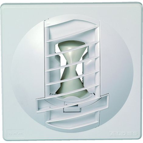 Bouche Autoréglable BapCOLOR 30/90 m3/h D 116 mm Gris ALDES 11019233