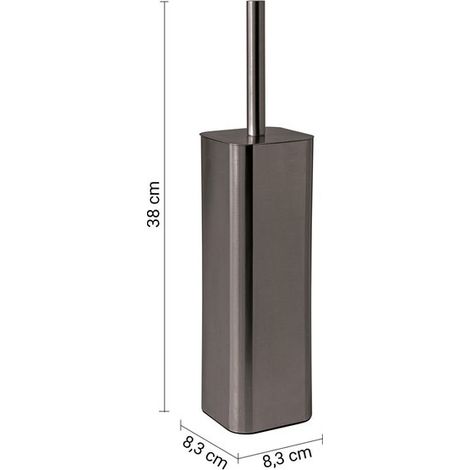 Bodenstehender WC-Bürstenhalter Tonga gun metal 38 x 8,3 x 8,3 cm (1/2)
