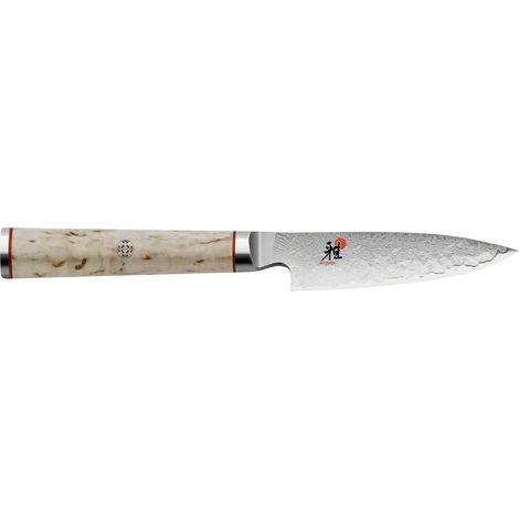 ZWILLING 34372-091-0 Miyabi Coltello Shotoh Lama in Acciaio MicroCarbide MC63 9 cm colore Marrone con dettagli scarlatti (1/3)