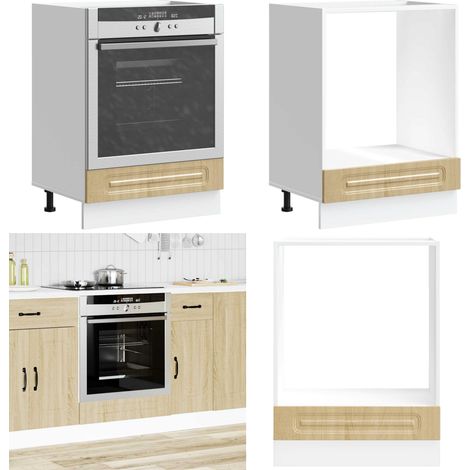 vidaXL Armoire à four Kalmar chêne sonoma bois d'ingénierie