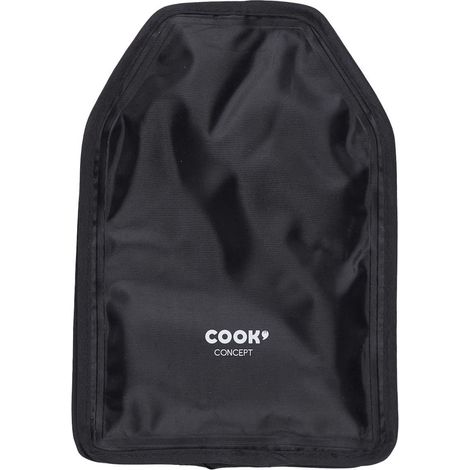 Rafraîchisseur de bouteille en polyester noir (H23 cm) (1/3)
