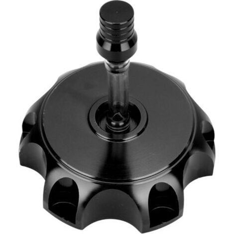 Bouchon de réservoir d'essence en aluminium CNC pour moto tout-terrain 50cc-160cc (noir) (1/5)