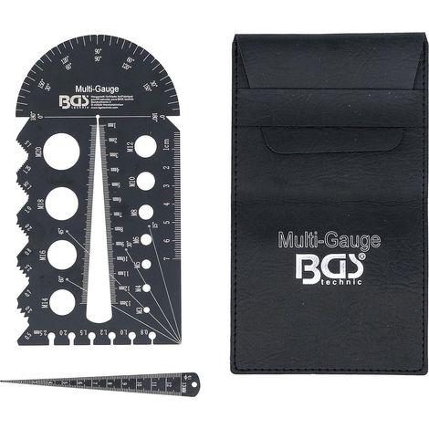 Gabarit mesure de vis et filetages metriques m3 - m20 / 0,5 à 13,00 mm (1/5)
