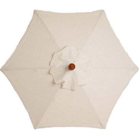 Replacement covers for 3-meter, 6-arm parasols. Replacement parasol cover for garden awnings. Replacement cover for parasol, awning only, beige. (1/4)