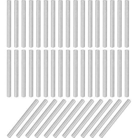 88Pcs Goupille 3mm x 35mm Goupille de Support d'Étagère en Acier Inoxydable 304 pour Étagères, Armoires et Meubles, Nickelé, Couleur Argentée Plated, Silver Tone (1/5)