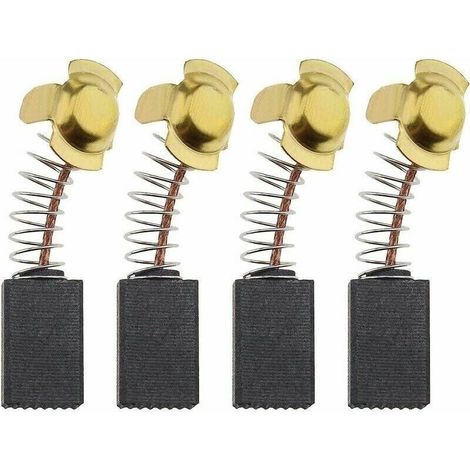 2 Paires Balais de Charbon Moteur Rechange de Perceuse Filaire Compatibles avec Titan TTB653SDS 1500w SDS Plus, 6x10x16mm (1/5)