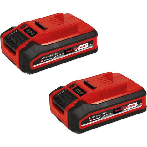 Einhell 3.0Ah Battery Power X-Change PLUS 18V Rechargeable Dust Resistant LED x2 (1/5)