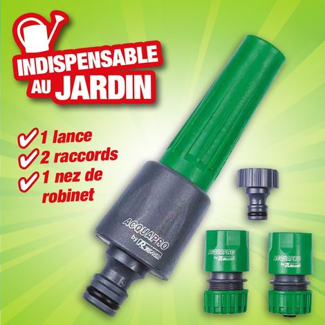 Kit ACQUAPRO lance, raccords et nez robinet - RIBIMEX PRA/TB.1309 (1/2)