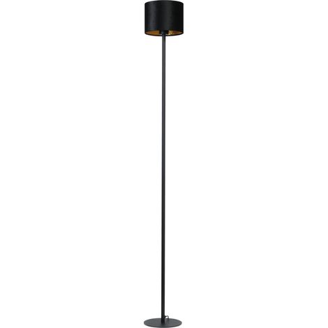 Lampadaire noir Venus 175cm avec abat-jour noir - 1470-05-05-155 (1/3)