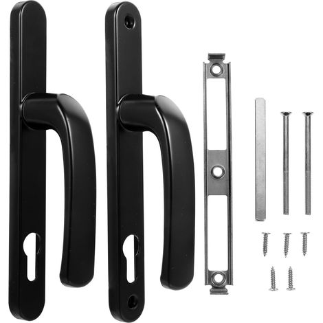 de porte intérieure NUOBESTY en alliage d aluminium noir