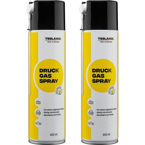 TESLANOL Spray à air comprimé 49752, 600 ml, 2 pièces (1/2)