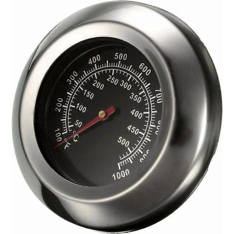 Thermomètre de cuisson en acier inoxydable 50-500 °C, thermomètre pour barbecue et fumoir, thermomètre pour four (1/4)
