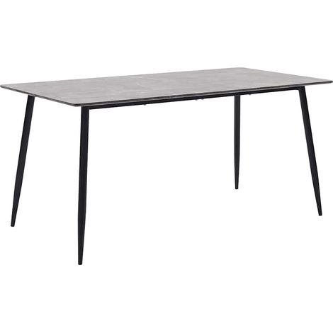 Esstisch Grau 160×80×75 cm MDF