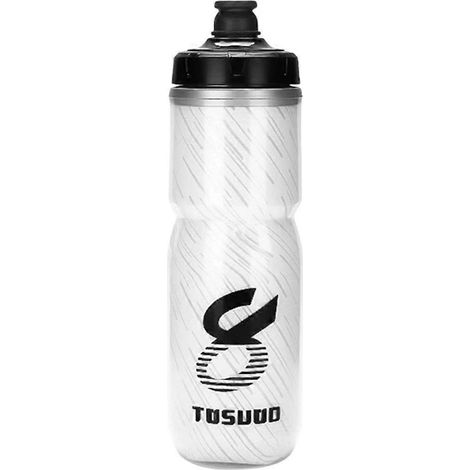 Die TOSUOD-Trinkflasche für Mountainbike- und Rennradfahren hält das Wasser kalt und ist auslaufsicher – ideal für Outdoor-Aktivitäten. (1/5)