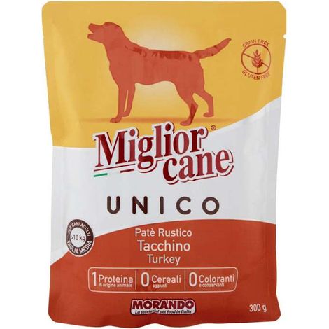 Miglior Cane Paté Tacchino 300g - Alimento umido per cani - Wellness System (1/5)