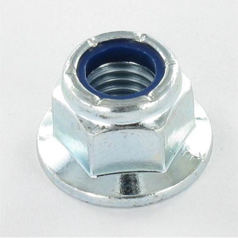 Ecrou Frein Embase lisse M6 Acier zingué-100 pièces - Ecrou Frein Embase lisse M6 Acier zingué-100 pièces (1/2)