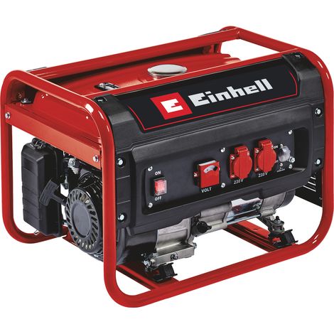 Einhell Stromerzeuger (Benzin) TC-PG 25/1/E5 (max 2400 W, 15 L Tank, 2100 W Dauerleistung, 4-Takt-Motor, 2x 230 V, Überlastschutz, Voltmeter, AVR-Funktion)