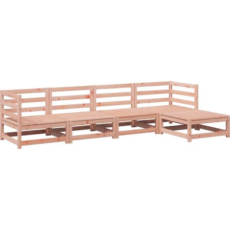 Maison Exclusive - 5-tlg. Garten-Sofagarnitur Massivholz Douglasi