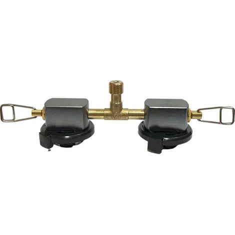 Adaptateur de conversion butane 2 en 1 pour réchaud à gaz de camping, bouteille de conversion butane adaptée au camping et à la randonnée, réchauds de cuisine portables (1/5)