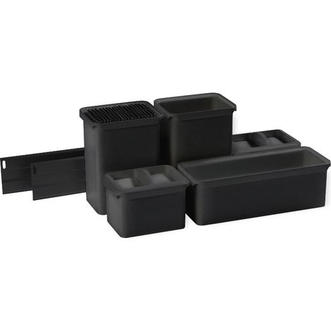 Rangement uboxx 1 anthracite - Décor : Anthracite - KESSEBOHMER