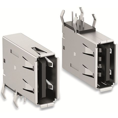 FISCHER ELEKTRONIK USB-Buchse, USB 2 A 90 V, 10145215, USB Typ A, Polzahl 4