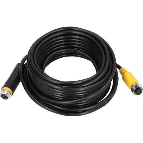 32.8ft câble extension vidéo 4Pin blindé étanche pour caméra recul camion remorque bus (1/5)