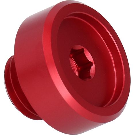Bouchon de remplissage d'huile moteur en alliage d'aluminium, vis de couvercle pour Honda ARX1200 CB1000 CB1000R, rouge, étanche et résistant. (1/5)