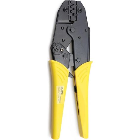 Pince à dénuder Tool de sertissage Kit de pincipe Outils de décapage Pinces à sertir à cliquet pour/tube/isolant/sans isolation/Capuchon de sertissage/bornes(HS03BC 4JAW) (1/5)