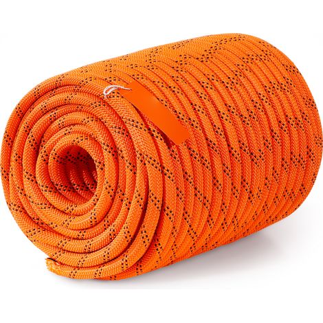 Mophorn-Polyesterseil, doppelt geflochten, 1,27 cm x 67,7 m, 3600 kg, bereit für Outdoor-Abenteuer