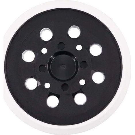 Platine de ponçage auto-agrippant 125 mm avec 8 trous pour ponceuses excentriques Bosch PEX 300 AE et PEX 400 AE (1/5)