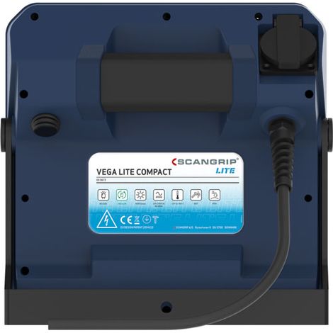Projecteur de chantier Vega Lite Compact 4000 Lumen SCANGRIP LITE