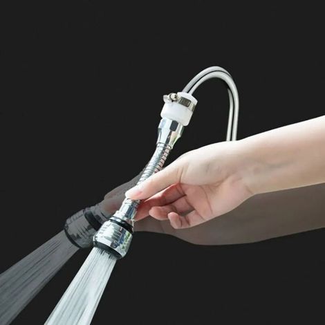 1 Adaptateur robinet,buse haute pression,économie d'eau,cuisine salle de bain (1/4)