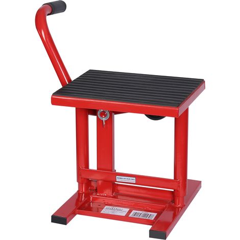 Wiltec Cavalletto alzamoto centrale max 135 kg 31-41 cm Sollevatore motocicli
