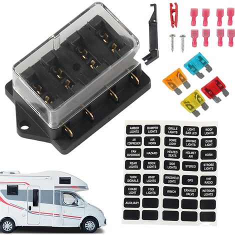 Boîte à fusibles de voiture, boîte à fusibles marine, bloc de circuit pour (1/5)