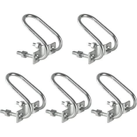 Ulisem Lot de 5 porte-parapluies de balcon, support de parasol pour chaise de pêche, support de parapluie compact, support de montage universel en métal, support de parasol de balcon pour parasol, sup (1/4)