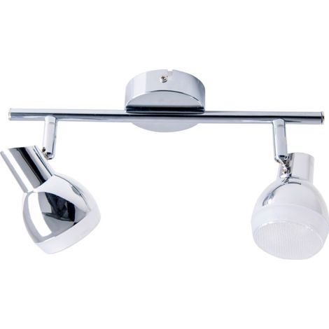 Naeve CHROMEY Plafonnier double à LED chromé 3000 K