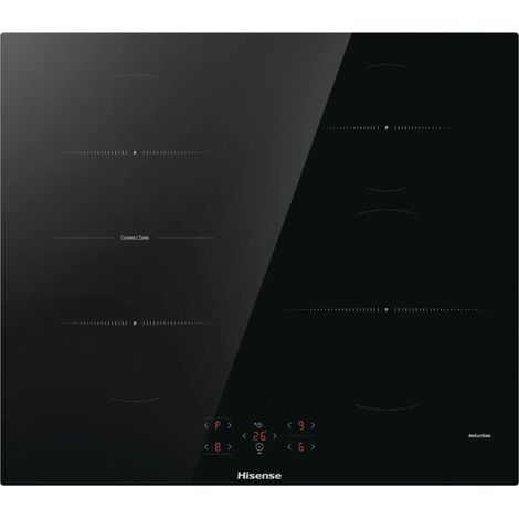 Placa de inducción de 60 cm con 4 quemadores, 7200 W, negra - HI621FM - Hisense - (1/5)