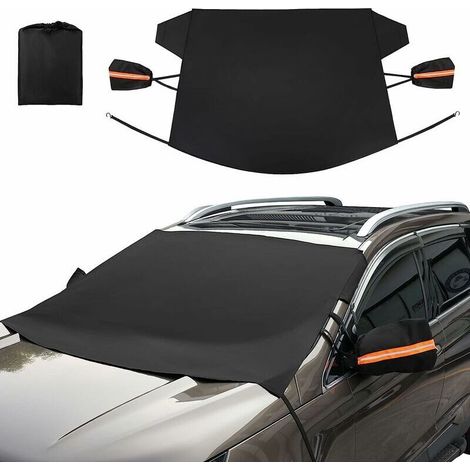 Anti-freeze windshield cover with side mirror cover, car windshield cover winter car windshield protection 195x125cm. (1/5)