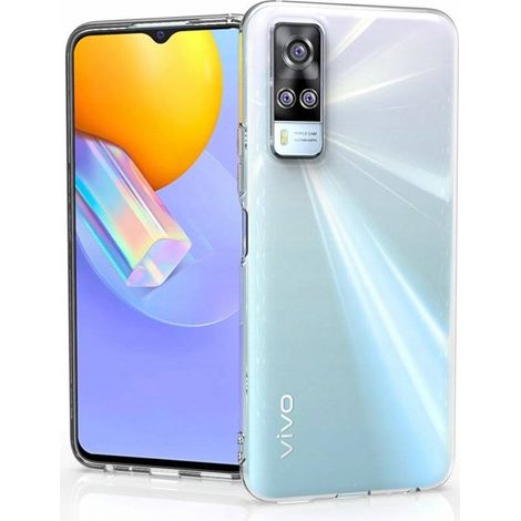 Custodia in silicone sottile per Vivo X60, trasparente. (1/5)