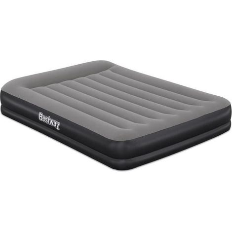Matelas gonflable - BESTWAY - 671BU - Tritech Queen - 2 places, pompe USB intégrée, 2,03 m x 1,52 m x 36 cm (1/5)