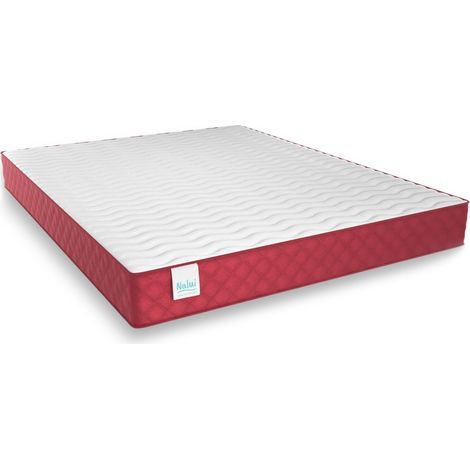 Nalui Colchón Viscoelástico 80x200x21cm Burdeos Gredos ±21cm Firmeza Media con Tejido Strech. Reversible Fabricado en España