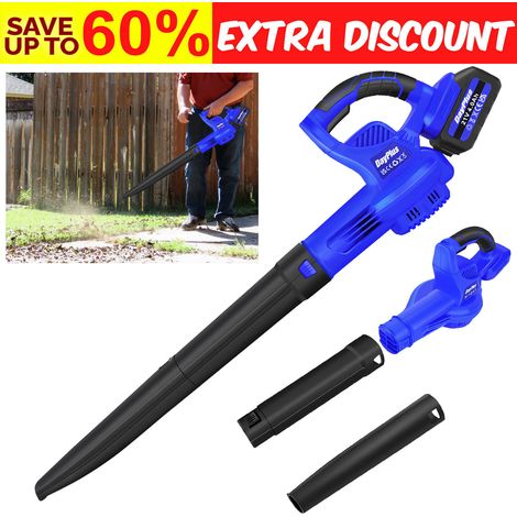 Cordless Air Blower Garden Snow Dust Leaf Electric Suction Vacuum Clean Battery (1/5)