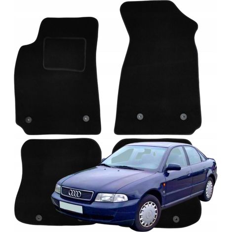 Alfombrillas de terciopelo para Audi A4 B5 1995-2001, limpiaparabrisas para coche B (1/5)